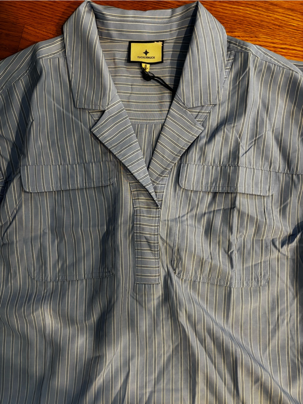 Tuckernuck Cornflower Blue Scottie Shirt & Nolan Short Set Size Small NWT - Picture 6 of 8
